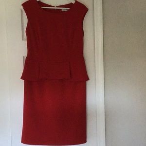 Calvin Klein peplum dress